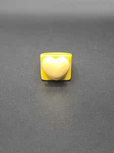 Yellow I Luv You Ring