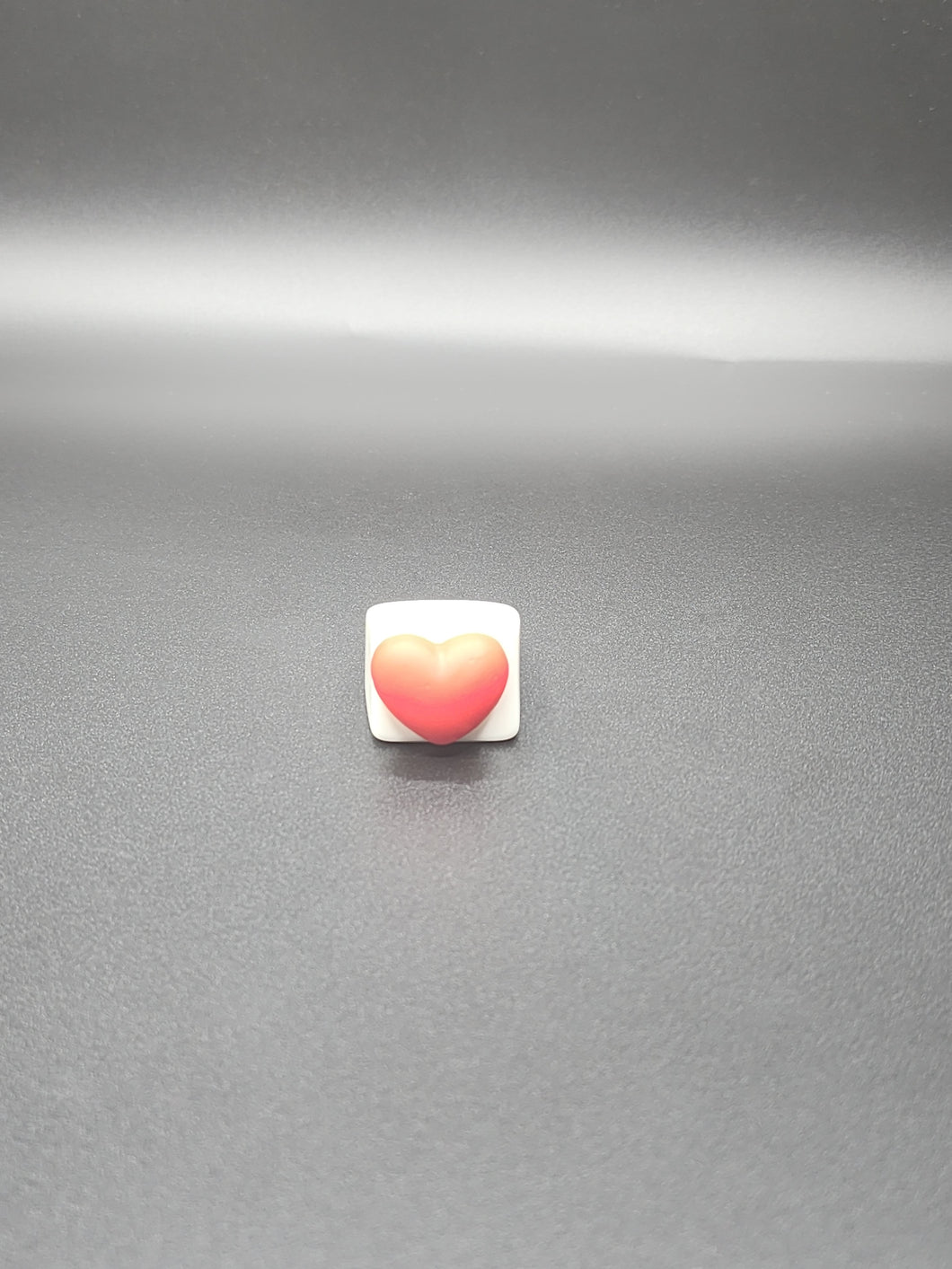 Red & White I Luv You Ring