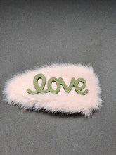 Load image into Gallery viewer, Pink Love Hair Clip