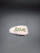 Load image into Gallery viewer, Pink Love Hair Clip