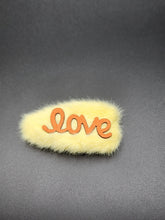 Load image into Gallery viewer, Yellow Love Hair Clip