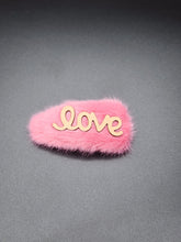 Load image into Gallery viewer, Pink Love Hair Clip