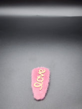 Load image into Gallery viewer, Pink Love Hair Clip