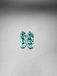 Green Transaction Earrings