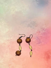 Load image into Gallery viewer, Wooden Bead Earrings
