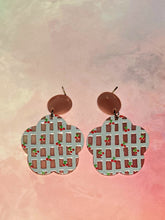 Load image into Gallery viewer, Waffle Cherry Earrings