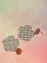 Load image into Gallery viewer, Waffle Cherry Earrings