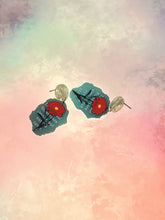 Load image into Gallery viewer, Flower Quote Earrings