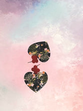 Load image into Gallery viewer, Forest Heart Earrings