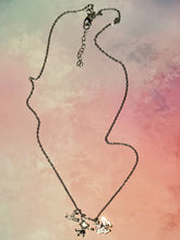 Load image into Gallery viewer, Silver 3 Charm Necklace
