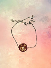 Load image into Gallery viewer, Silver Spiral Charm Choker