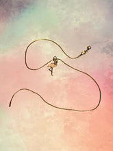 Load image into Gallery viewer, Gold Ballerina Charm Necklace