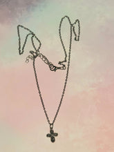 Load image into Gallery viewer, Silver Cross Charm Necklace