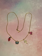Load image into Gallery viewer, Gold 4 Charm Necklace
