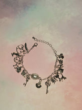 Load image into Gallery viewer, Silver Cluster Charm Bracelet