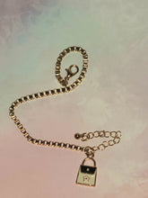 Load image into Gallery viewer, Gold Purse Dainty Charm Bracelet