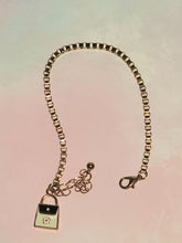 Load image into Gallery viewer, Gold Purse Dainty Charm Bracelet