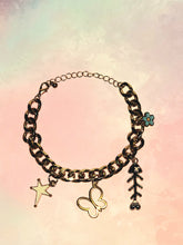 Load image into Gallery viewer, Gold Dainty Charm Bracelet