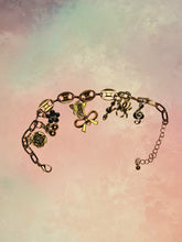 Load image into Gallery viewer, Gold Multi Charm Bracelet