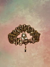 Load image into Gallery viewer, Gold Rock &amp; Lipstick Charm Bracelet