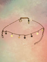 Load image into Gallery viewer, Gold Stars, Heart, &amp; Carrot Anklet
