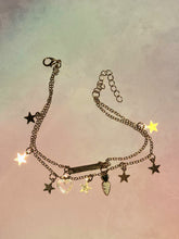 Load image into Gallery viewer, Gold Stars, Heart, &amp; Carrot Anklet