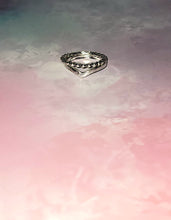 Load image into Gallery viewer, Silver Double Stacked Ring
