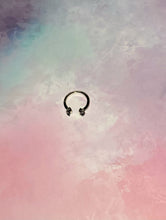Load image into Gallery viewer, Silver Horseshoe Ring