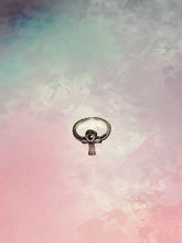 Load image into Gallery viewer, Silver Ankh Cross Ring
