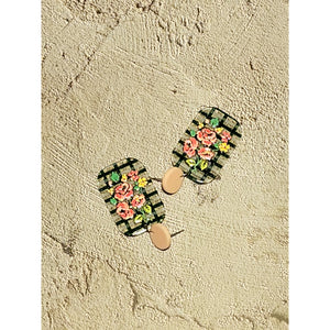 Flower Pot Earrings