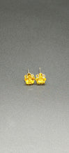 Load image into Gallery viewer, Yellow Stud Earrings