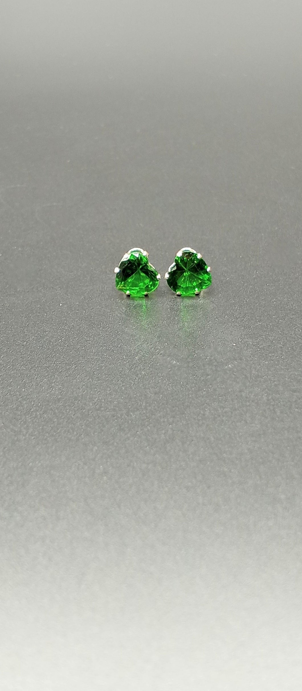 Green Stud Earrings