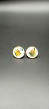 Load image into Gallery viewer, Colorful Butterfly Glass Earrings