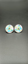 Load image into Gallery viewer, Colorful Butterfly Glass Earrings