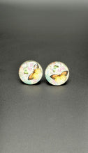 Load image into Gallery viewer, Colorful Butterfly Glass Earrings