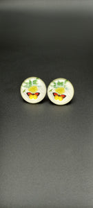 Colorful Butterfly Glass Earrings