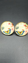 Load image into Gallery viewer, Colorful Butterfly Glass Earrings