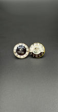 Load image into Gallery viewer, Coffee Glass Stud Earrings