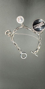 Silver Link Charm Bracelet