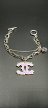 Load image into Gallery viewer, Silver Charm Link Bracelet
