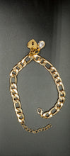 Load image into Gallery viewer, Gold Link Charm Ankle Bracelet