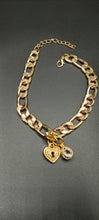 Load image into Gallery viewer, Gold Link Charm Ankle Bracelet
