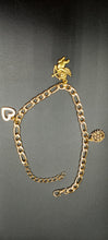 Load image into Gallery viewer, Gold Link Charm Ankle Bracelet