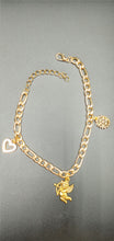 Load image into Gallery viewer, Gold Link Charm Ankle Bracelet
