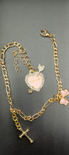 Load image into Gallery viewer, Gold 3 Charm Anklet