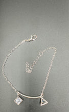 Load image into Gallery viewer, Silver Charm Ankle Bracelet