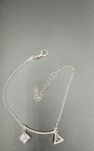 Load image into Gallery viewer, Silver Charm Ankle Bracelet