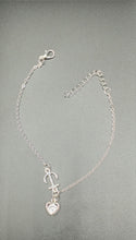 Load image into Gallery viewer, Silver Charm Ankle Bracelet