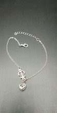 Load image into Gallery viewer, Silver Charm Ankle Bracelet