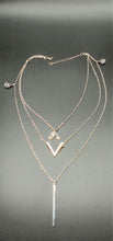 Load image into Gallery viewer, Three In One Rusted Silver Choker